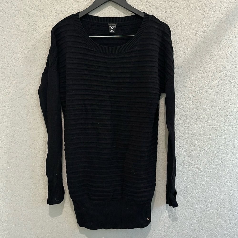 True Religion long textured sweater SP